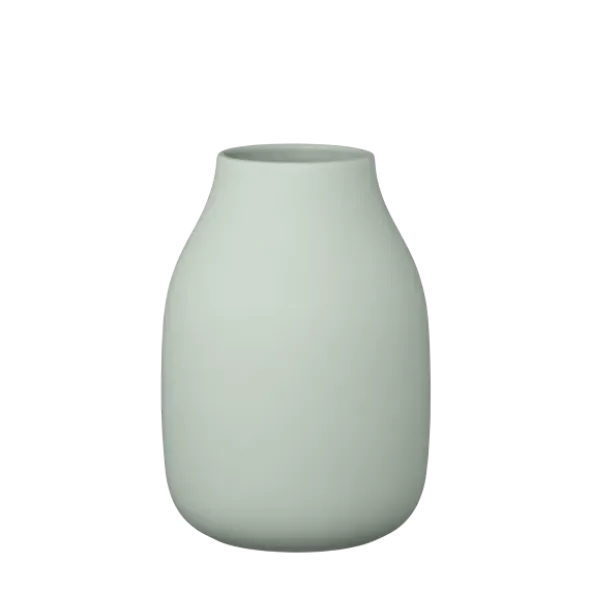 Vase -COLORA- Farbe Desert Sage, soft touch - Größe L