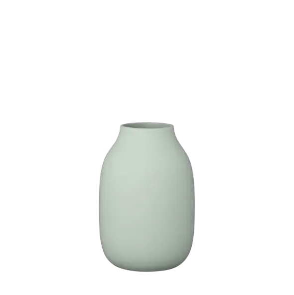Vase -COLORA- Farbe Desert Sage, soft touch - Größe S