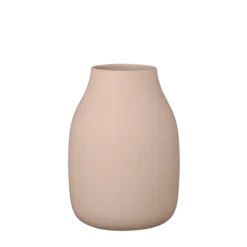 Vase -COLORA- Farbe Indian Tan, soft touch - Größe L