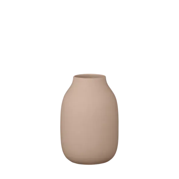 Vase -COLORA- Farbe Indian Tan, soft touch - Größe S