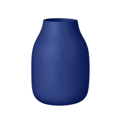 Vase -COLORA- Farbe Mazarine Blue, matt - Größe L