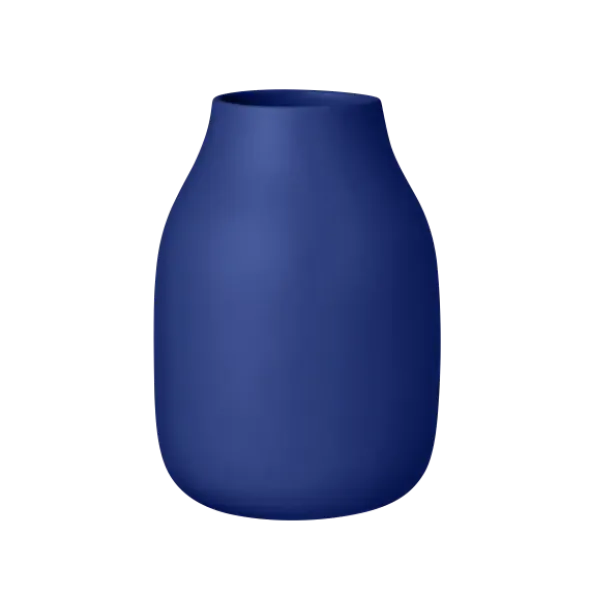 Vase -COLORA- Farbe Mazarine Blue, matt - Größe L
