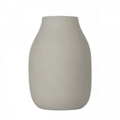 Vase -COLORA- Farbe Mourning Dove, soft touch - Größe L