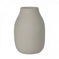 Vase -COLORA- Farbe Mourning Dove, soft touch - Größe L