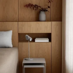Vase -COLORA- Farbe Mourning Dove, soft touch - Größe S