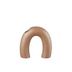 Vase -KAGETSU- Farbe Amber Brown - Größe S