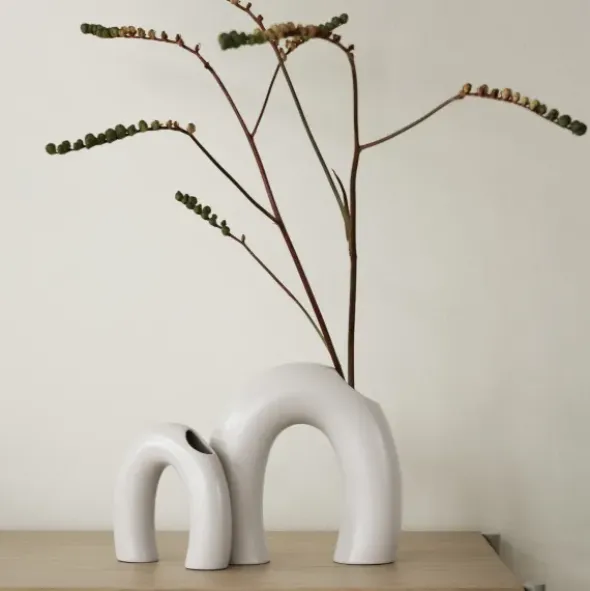 Vase -KAGETSU- Farbe Moonbeam - Größe S