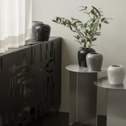 Vase -LETA- Farbe Peat - Größe 13 cm
