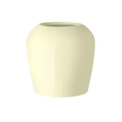 Vase -LETA- Farbe Transparent Yellow - Größe 15 cm