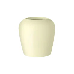 Vase -LETA- Farbe Transparent Yellow - Größe 13 cm