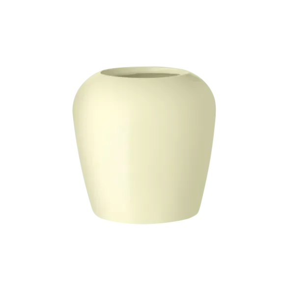 Vase -LETA- Farbe Transparent Yellow - Größe 13 cm