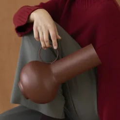 Vase -LOHA- Farbe Brandy Brown - Größe M
