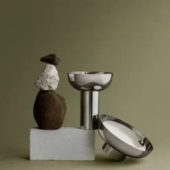 Vase -MIYABI- Farbe Stainless Steel - Größe M