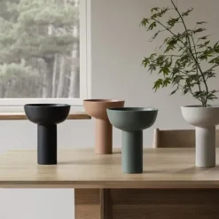 Vase -MIYABI- Farbe Terracotta - Größe L