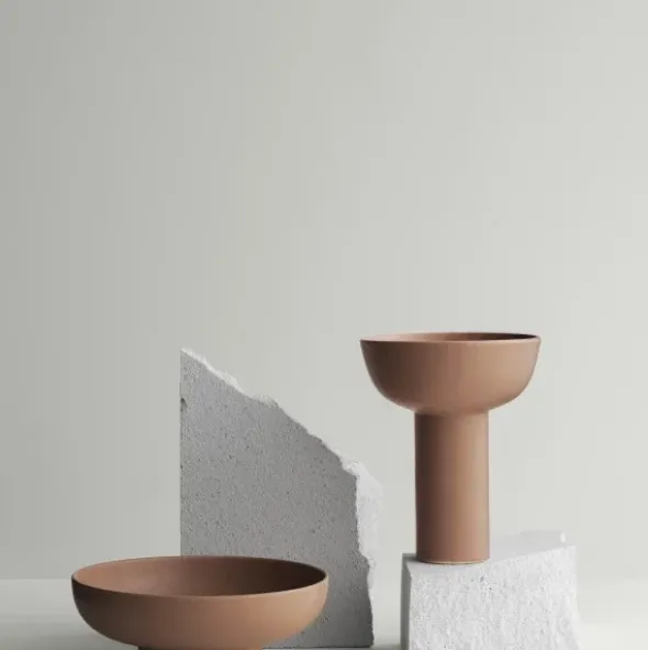 Vase -MIYABI- Farbe Terracotta - Größe L