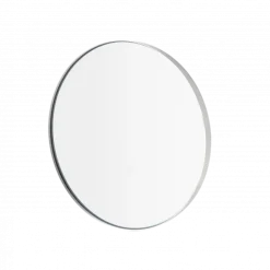 Wandspiegel -RIM- Farbe White - Größe M (Ø 50 cm), Glas klar