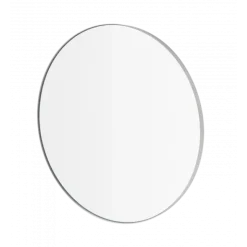 Wandspiegel -RIM- Farbe White - Größe L (Ø 80 cm), Glas klar
