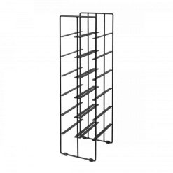 Weinflaschenregal -PILARE- Black für 12 Flaschen Größe L