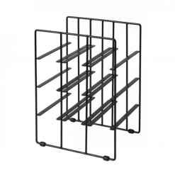 Weinflaschenregal -PILARE- Black für 9 Flaschen Größe S