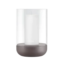 Windlicht -CALMA- Farbe Cedar Wood - Größe L (exkl. Kerze)
