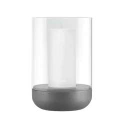 Windlicht -CALMA- Farbe Magnet - Größe L (exkl. Kerze)