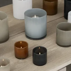 Windlicht -SAGA- Farbe Magnet - Größe M