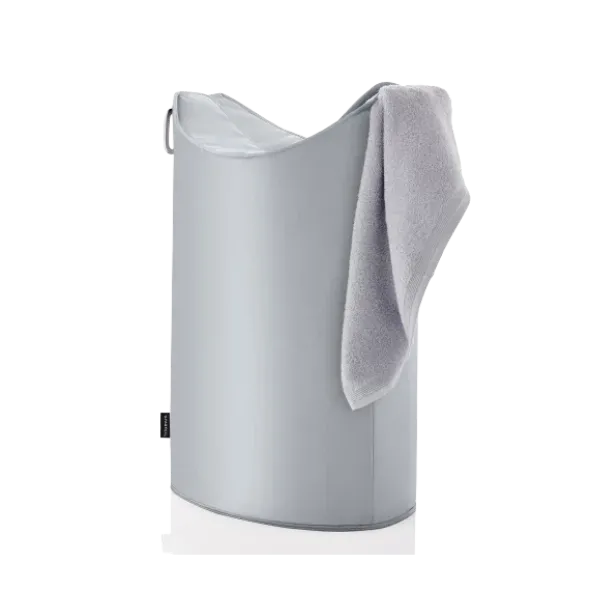 Wäschesammler -FRISCO- Farbe Silber-Grau