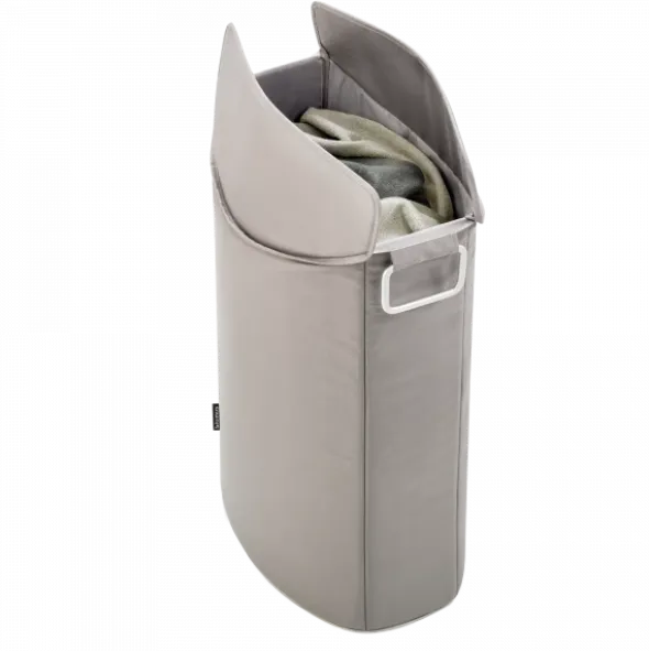 Wäschesammler -FRISCO- Farbe Taupe