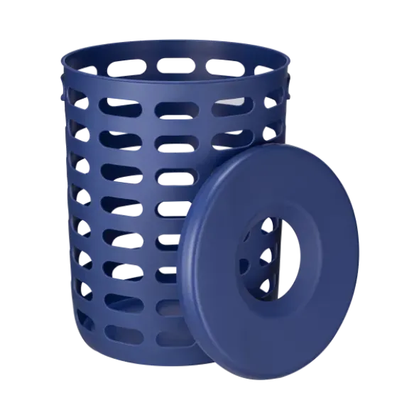 Wäschesammler -KORIE- Farbe Mazarine Blue